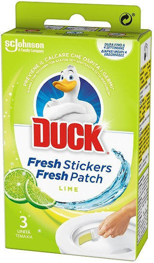 Duck Fresh Patch 5 σε 1 Lime Block Toilet 3x27gr