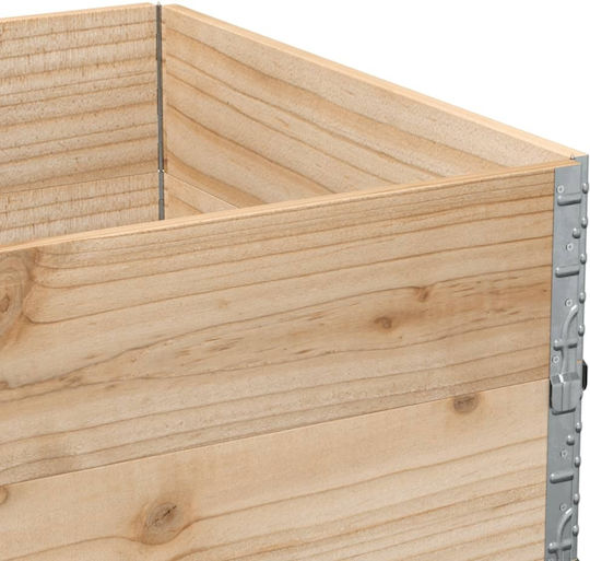 vidaXL Ζαρντινιέρα Ξύλινη Λευκή 120x80x41εκ.