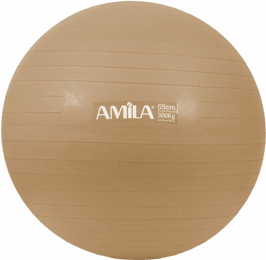 AMILA Ball Pilates 65cm , 1.50kg in Gold Color Bulk