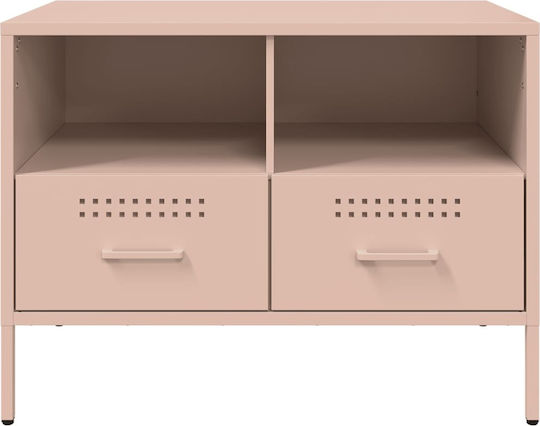 TV-Ständer Metall Rosa M68xB39xH50.5cm