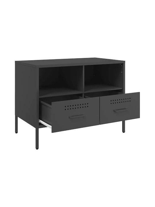 Stand TV Metalic Negru L68xA39xÎ50.5cm