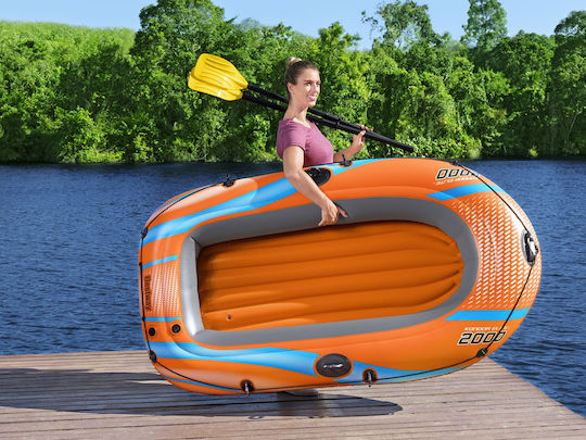 Kondor Elite 2000 Raft Set Bestway Inflatable Boat for Two People Length 1.96m Capacity 120kg 15690