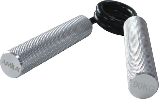 AMILA Crush Grippers Silver with Resistance up to 90kg Aluminum