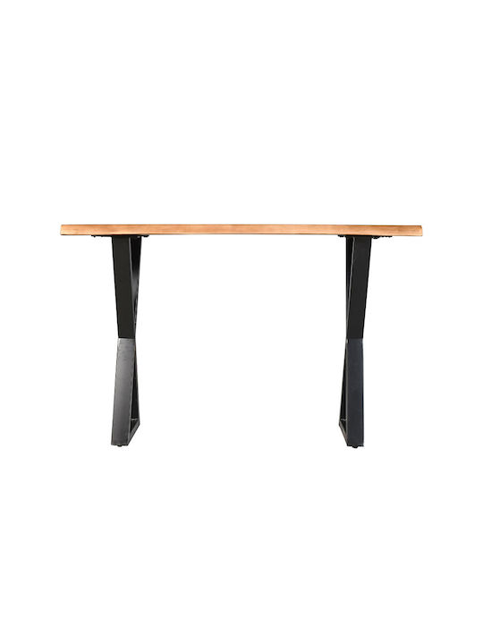 Mingle Конзолна маса Walnut Black Д120xШ40xВ76cm