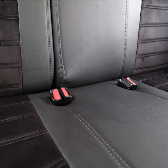 Otom Car Seat Covers 15 Pieces Leatherette Dacia Duster Black