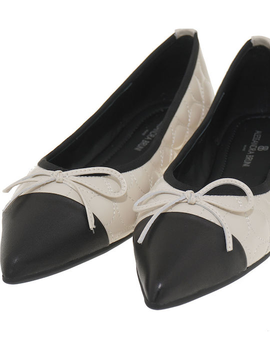 Leather Ballerinas White T170036116E9