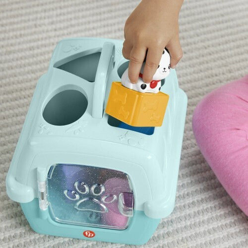 Mattel Fisher-price Βαλιτσάκι Μεταφοράς Ζωάκια Σχήματα Εκπαιδευτικό Παιχνίδι Htw93