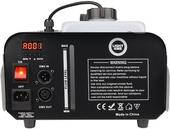 Light4me Μηχανή Καπνού 1200W με Ασύρματο Χειριστήριο
