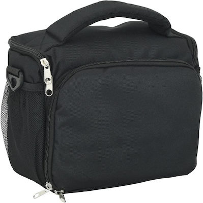 vidaXL Camera Shoulder Bag in Black Color