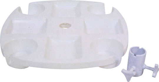Escape Umbrella Drink Holder Beach Umbrella Drink Holder White