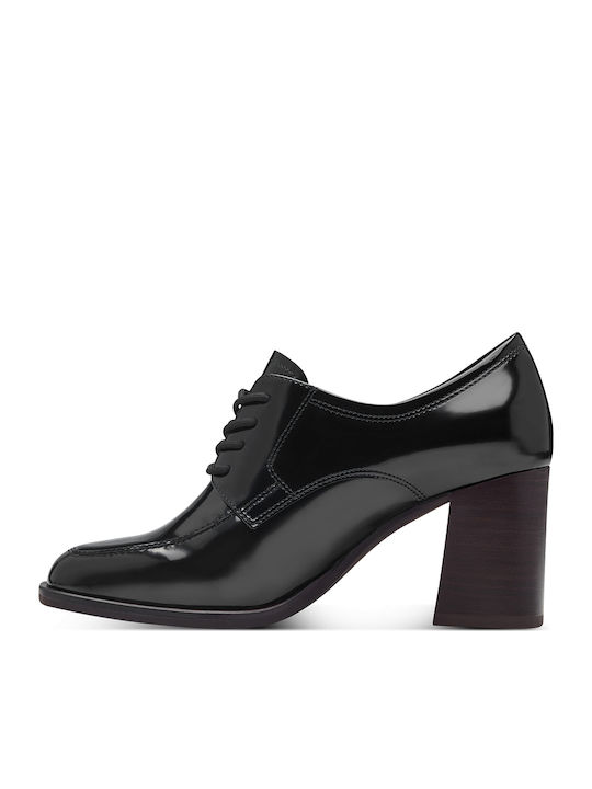 Дамски Ботуши Oxfords с Средна Пета Черни