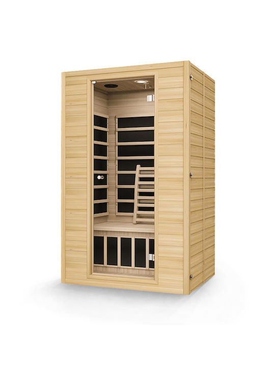 AMILA S-11 Sauna Infrarot für 2 Personen Innenbereich B120xT90xH190cm
