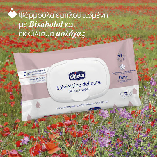 Chicco Șervețele Umede pentru Bebeluși 72buc