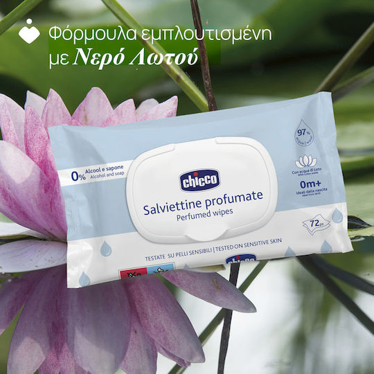 Chicco Baby Moments Бебешки кърпички 72бр