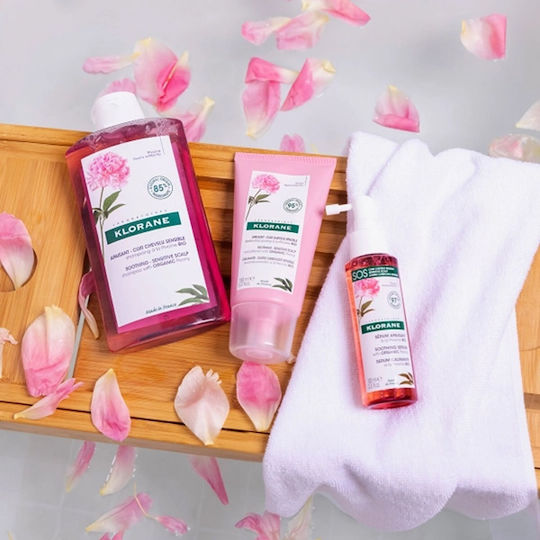 Klorane Pivoine για το Ευαίθητο & Ερεθισμένο Τριχωτό με Παιωνια Σαμπουάν για Ευαίσθητο Τριχωτό κατά της Πιτυρίδας για Εύθραυστα Μαλλιά 200ml