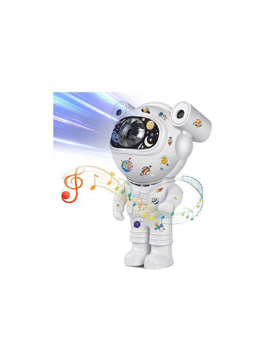 Bluetooth Lustră Decorativă Astronaut Alb