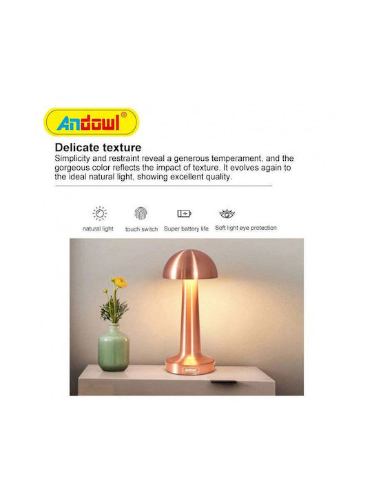 Lustră Decorativă Ciupercă Auriu