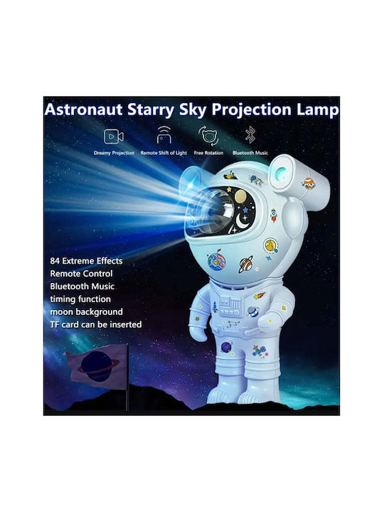 Bluetooth Lustră Decorativă Astronaut Alb