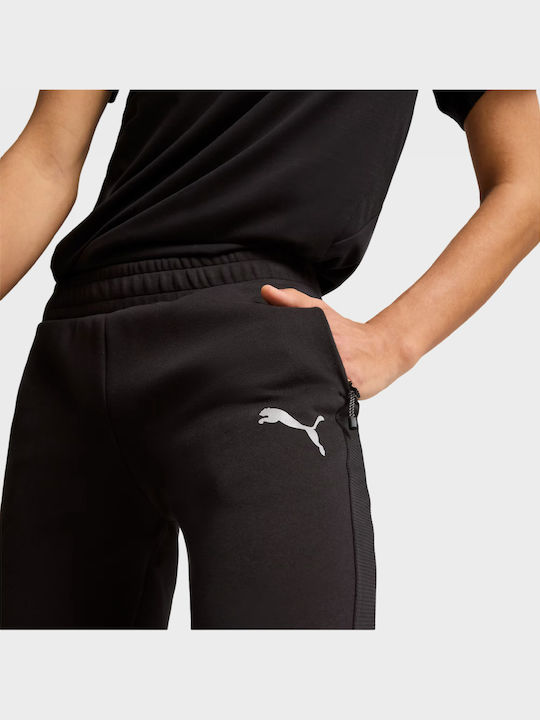 Sweatpants with Elastic Black