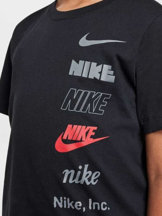 Nike Tricou pentru copii Negru