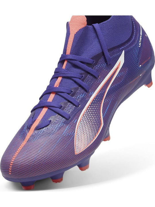 PUMA Ultra 5 Match Fußballschuhe mit Stollen Lila
