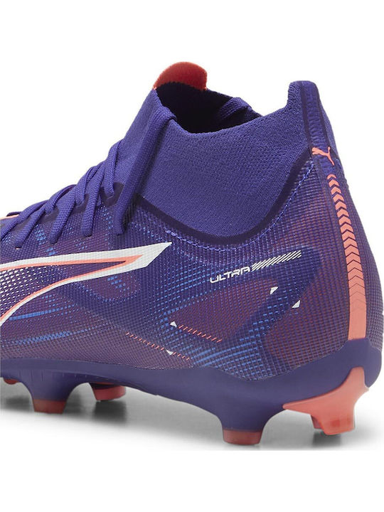 PUMA Ultra 5 Match Fußballschuhe mit Stollen Lila