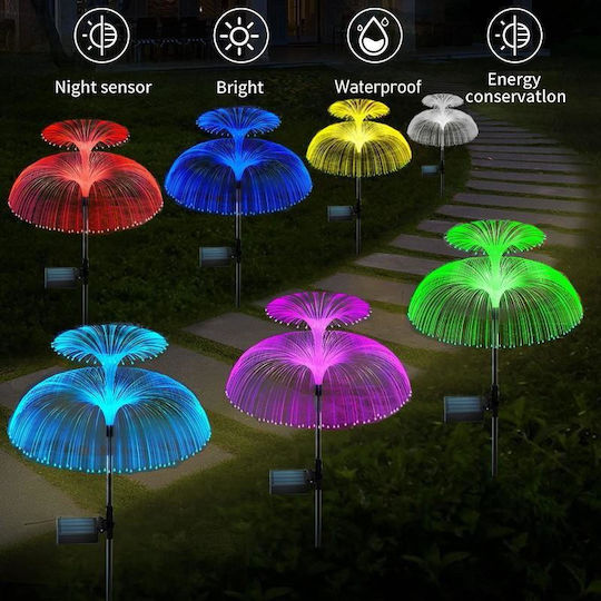 Lampă Solară RGB cu Fotocelulă IP65 54cmx27cmcm