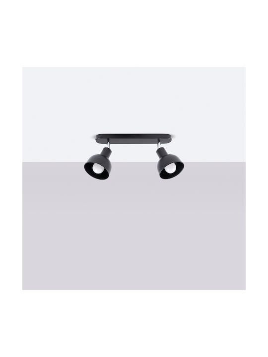 Sollux Monos LED Alb Natural Spot în Culoare Negru