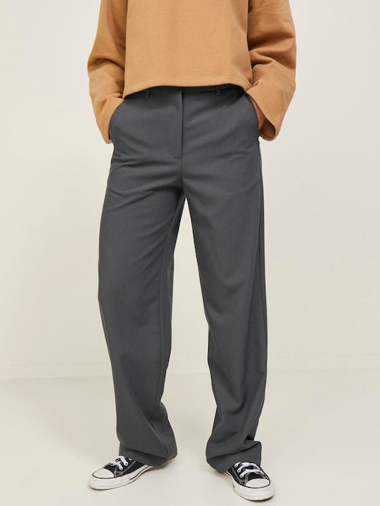 Jack & Jones Men's Trousers in Regular Fit Charcoal