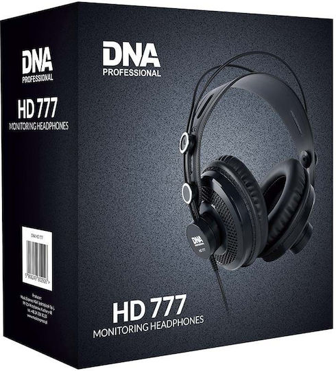 DNA HD 777 Wired Over Ear Headphones Black