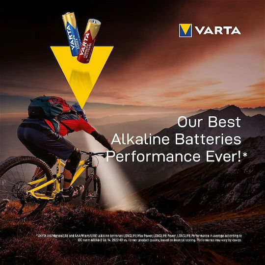 Varta Longlife Max Power Αλκαλικές Μπαταρίες AA 1.5V 8τμχ