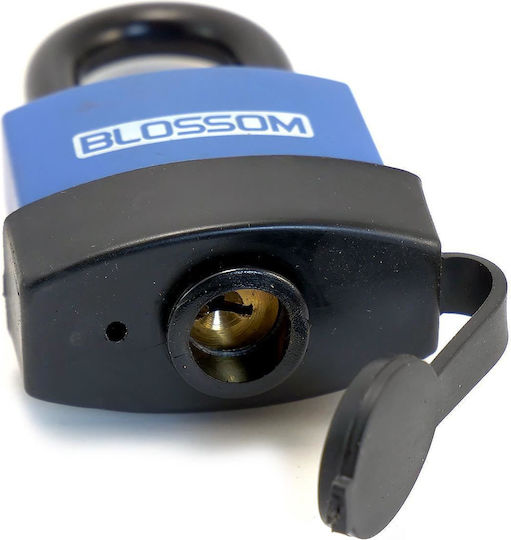 Blossom Лукето Заключване на скоба с ключ 55мм Blue 1бр