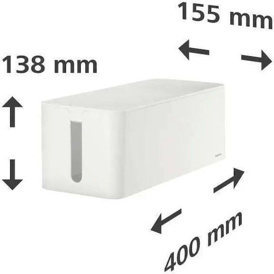 HAMA Kabelbox Weiß 00221011 1 Stück
