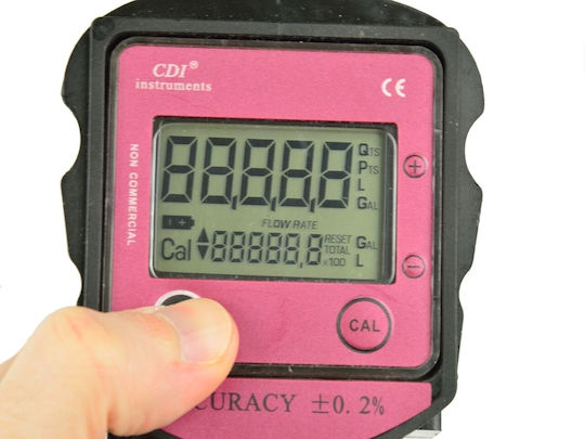 Pistol de pompă combustibil cu afișaj LCD și contor electronic Geko G00950