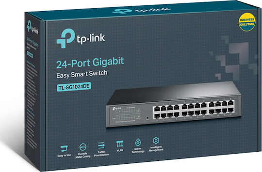 TP-LINK TL-SG1024DE Unmanaged L2 Switch with 24 Gigabit (1Gbps) Ethernet Ports