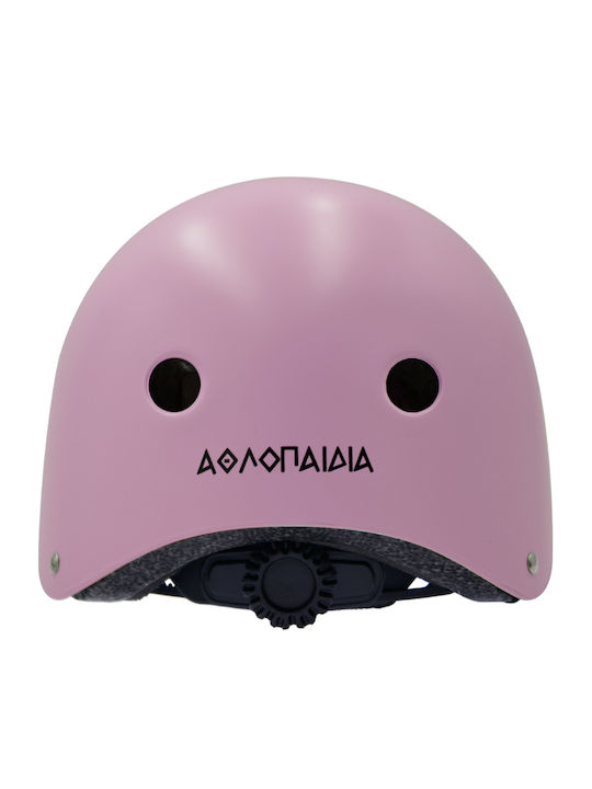 Athlopaidia Kids' Helmet for City Bike Pastel Pink