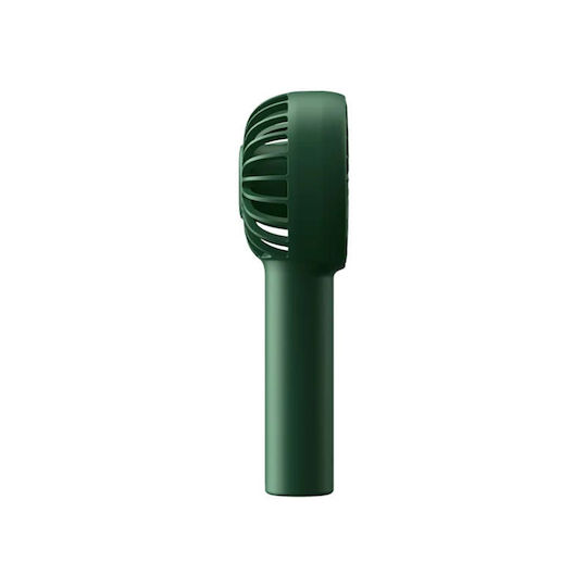 Jisulife Luxury Portable Mini Fan Life1 Fa20 Rechargeable Usb-c 3 Wind Speeds 2000mah Deep Green