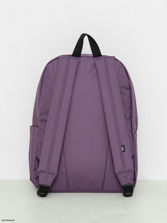 Vans OLD SKOOL DROP V School Bag Backpack Junior High-High School Purple with Water Bottle Holder 22Liters