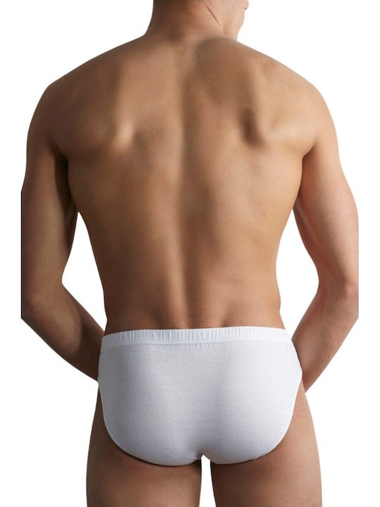 Mossa Underwear Ανδρικό Σλιπ Λευκό Μονόχρωμο1300