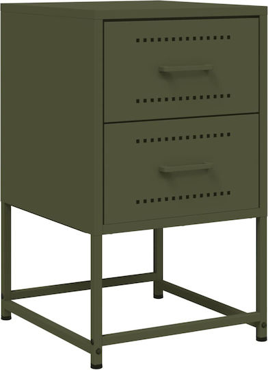 Комоди Метални Зелен 2бр 36x39x60.5см