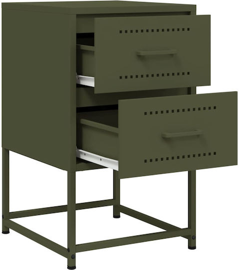 Комоди Метални Зелен 2бр 36x39x60.5см