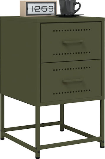 Комоди Метални Зелен 2бр 36x39x60.5см