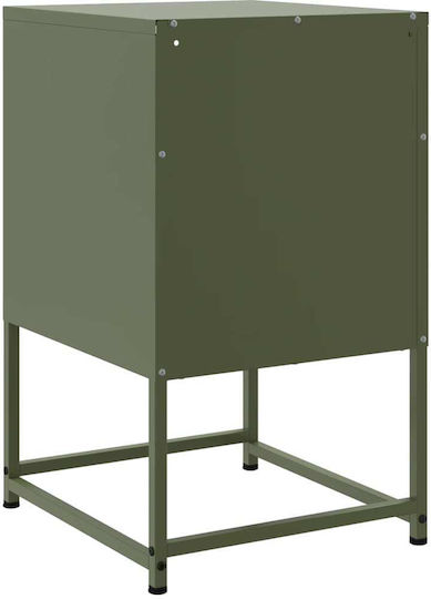 Noptiere Metalice Verzi 2buc 36x39x60.5cm