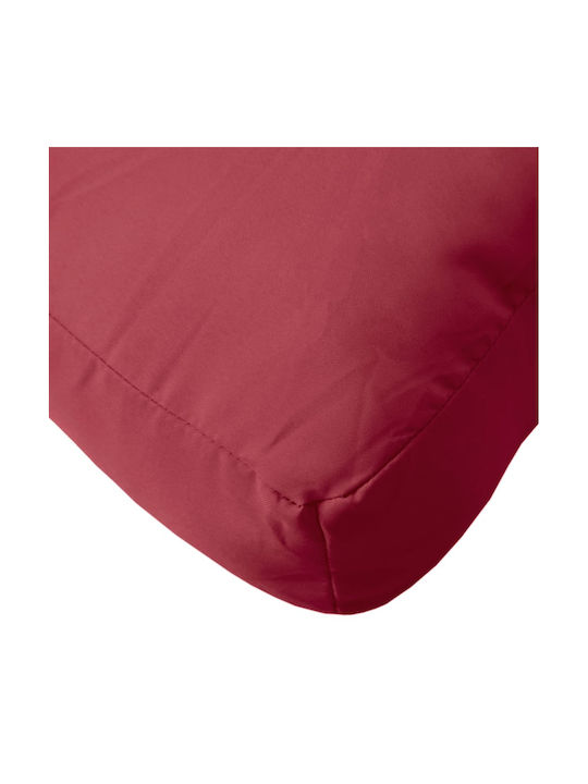 vidaXL Waterproof Bench Cushion Palette Burgundy 40x50cm