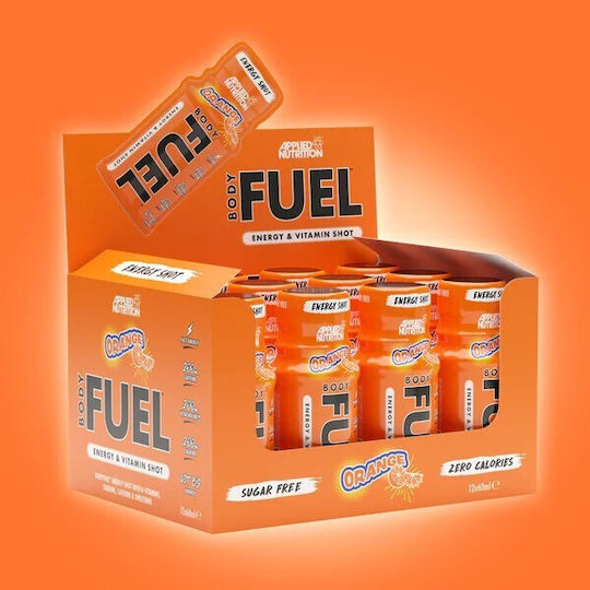 Applied Nutrition Body Fuel Energy & Vitamin Shot 200mg Специална Хранителна Добавка 60ml Портокал