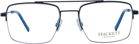 Hackett Männlich Metallisch Brillenrahmen Schwarz HEB275-029