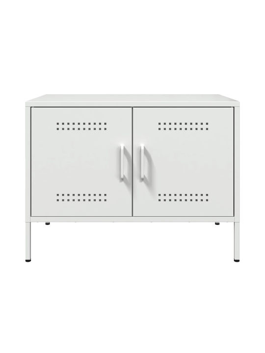 Stand TV Metalic Alb L68xA39xÎ50.5cm