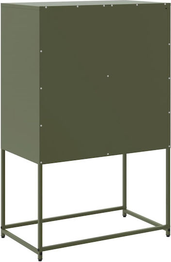 Metal TV Stand Green M68.5xD39xH60.5cm