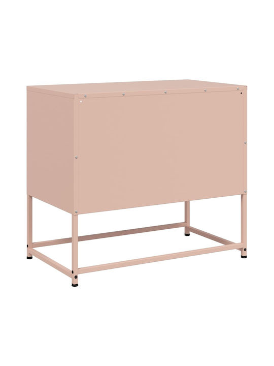 Έπιπλο Τηλεόρασης Μεταλλικό Ροζ Μ68xΠ39xΥ60.5cm