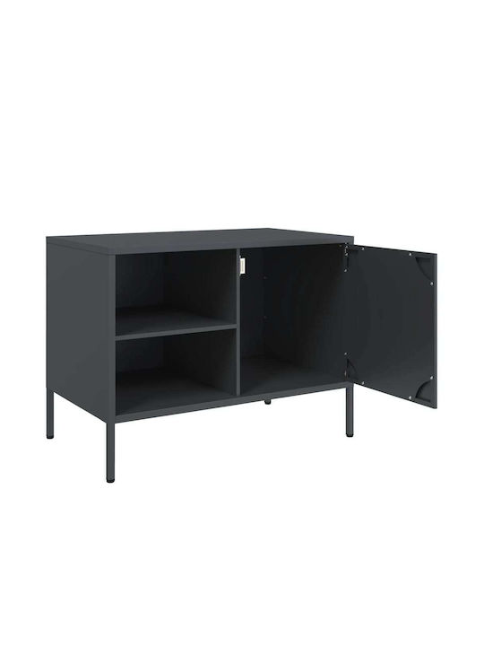 Metal TV Stand Anthracite M68xD39xH50.5cm